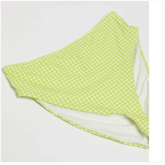 Jamie Printed High-Waisted Peasant Hipster Hippie Art Deco Boho Bikini Bottoms - Picture 4 of 5